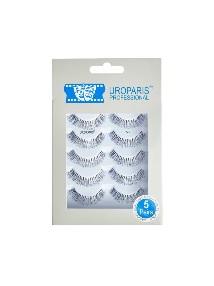 Uroparis Human Hair Eyelashes 56 - Black-picture-17