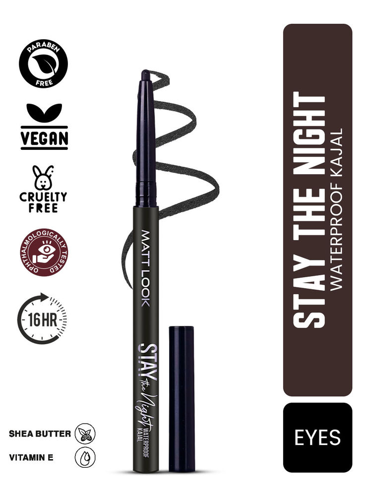 Matt look Stay Night Waterproof Kajal-picture-20