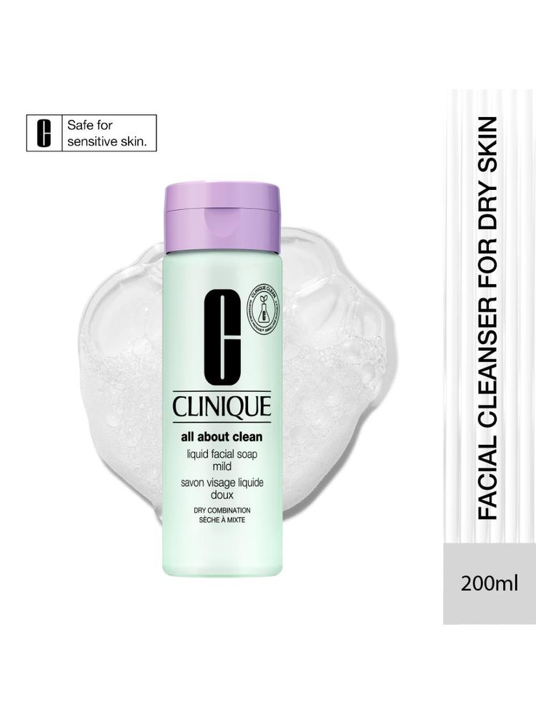 Clinique Liquid Facial Soap Mild - Dry Combination Facewash-picture-21