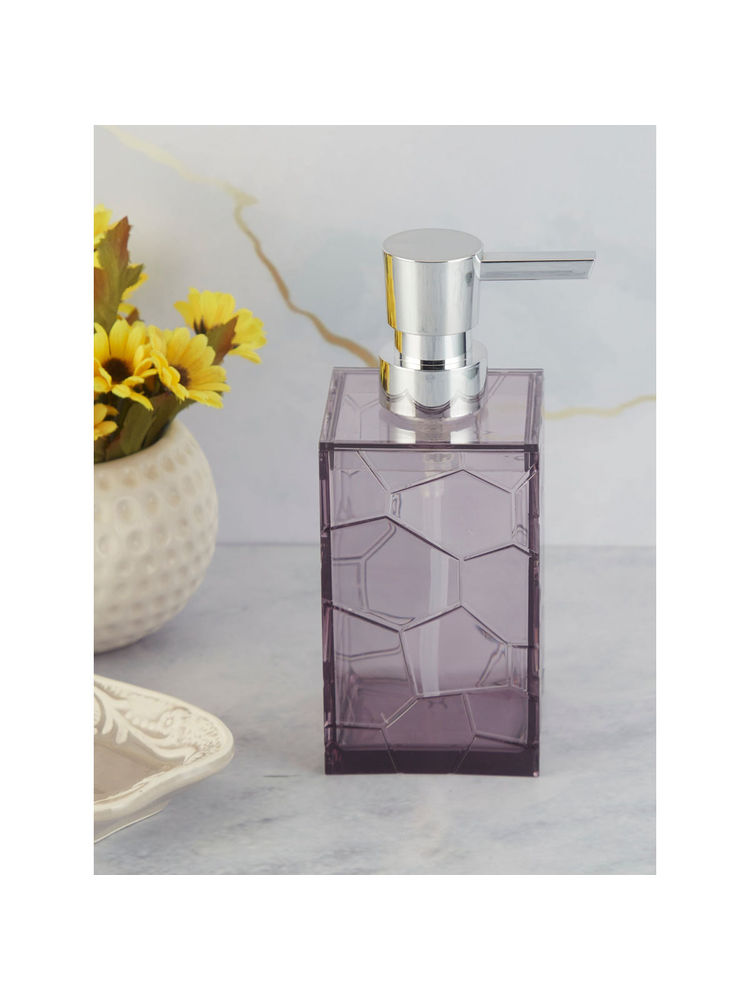 Kookee Acrylic Soap Dispenser Pump for Bathroom -Purple-picture-10
