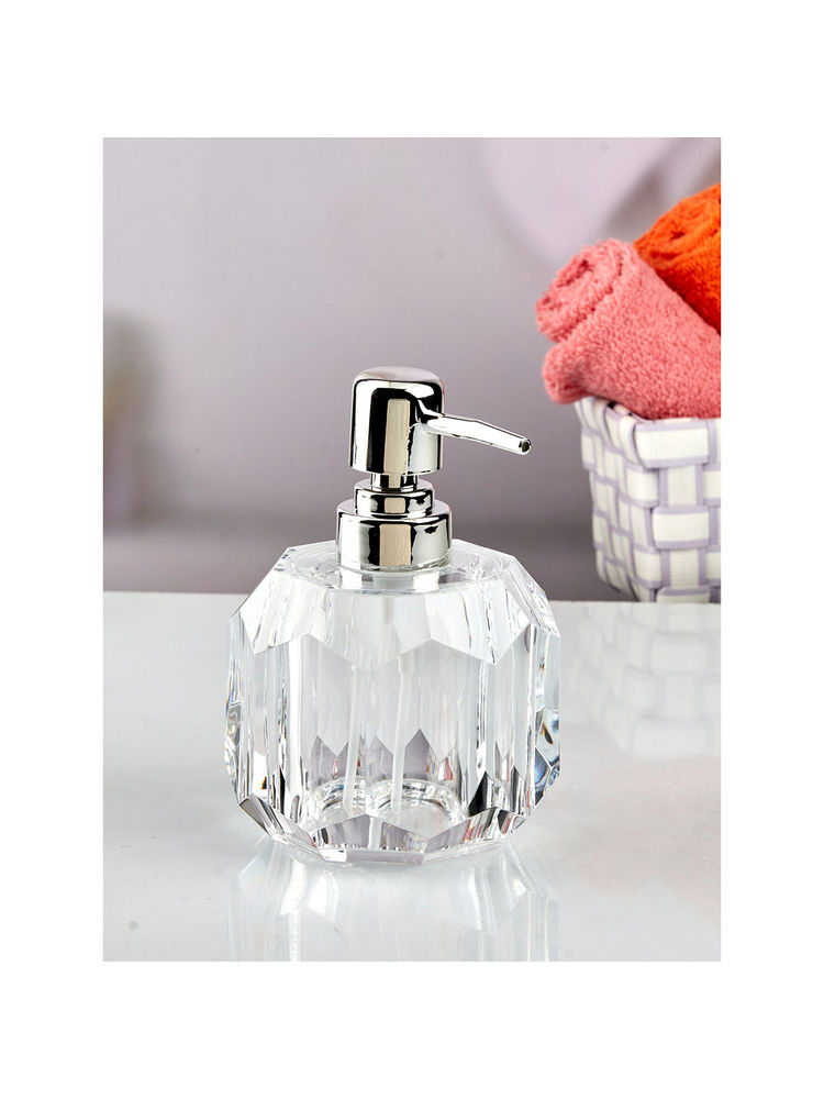 Kookee Acrylic Soap Dispenser for Bathroom handwash -Transparent-picture-19