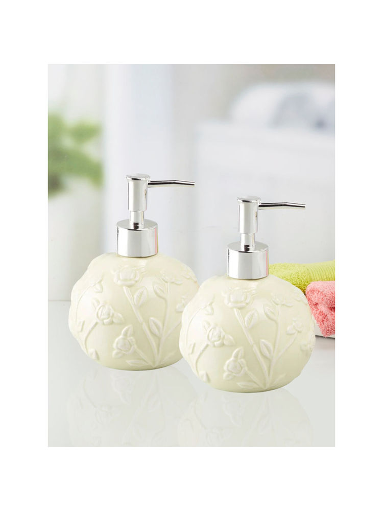 Kookee Ceramic Soap Dispenser for handwash-Blue (Set of 2)-picture-32