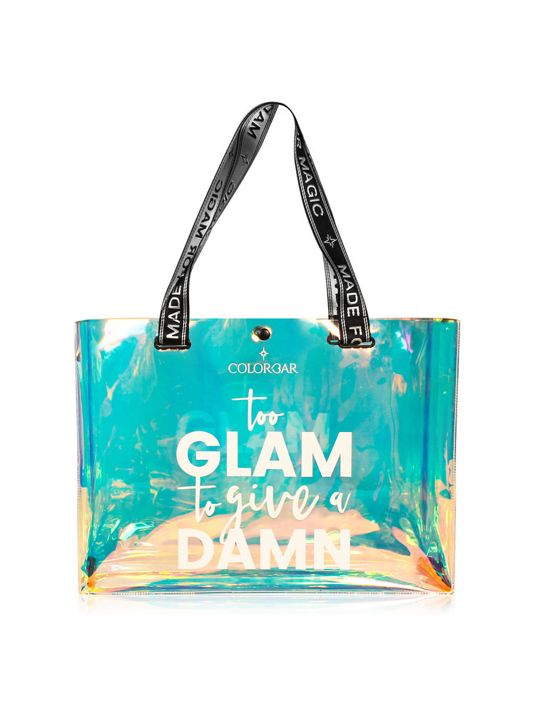 Colorbar Holographic Iridescent TPU Tote Bag