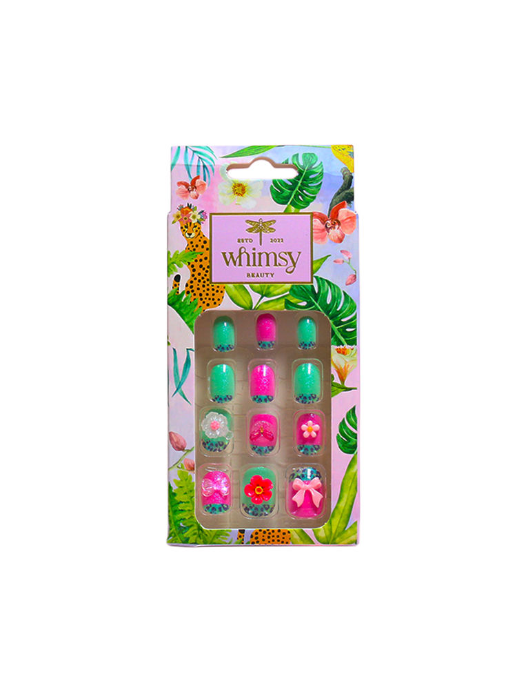 Whimsy Beauty Safe, Quick Fix, Lightweight Press On Nail - Fairy Rainbow-image-45