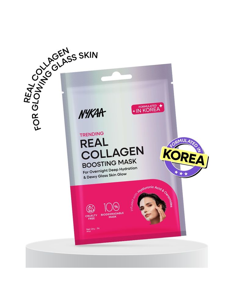 Nykaa Naturals Real Deep Collagen Sheet Mask