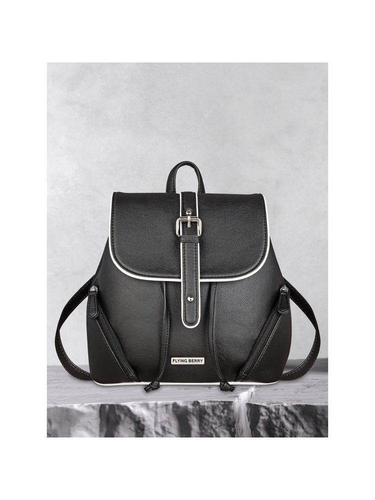FLYING BERRY Womens Black Backpack-picture-20