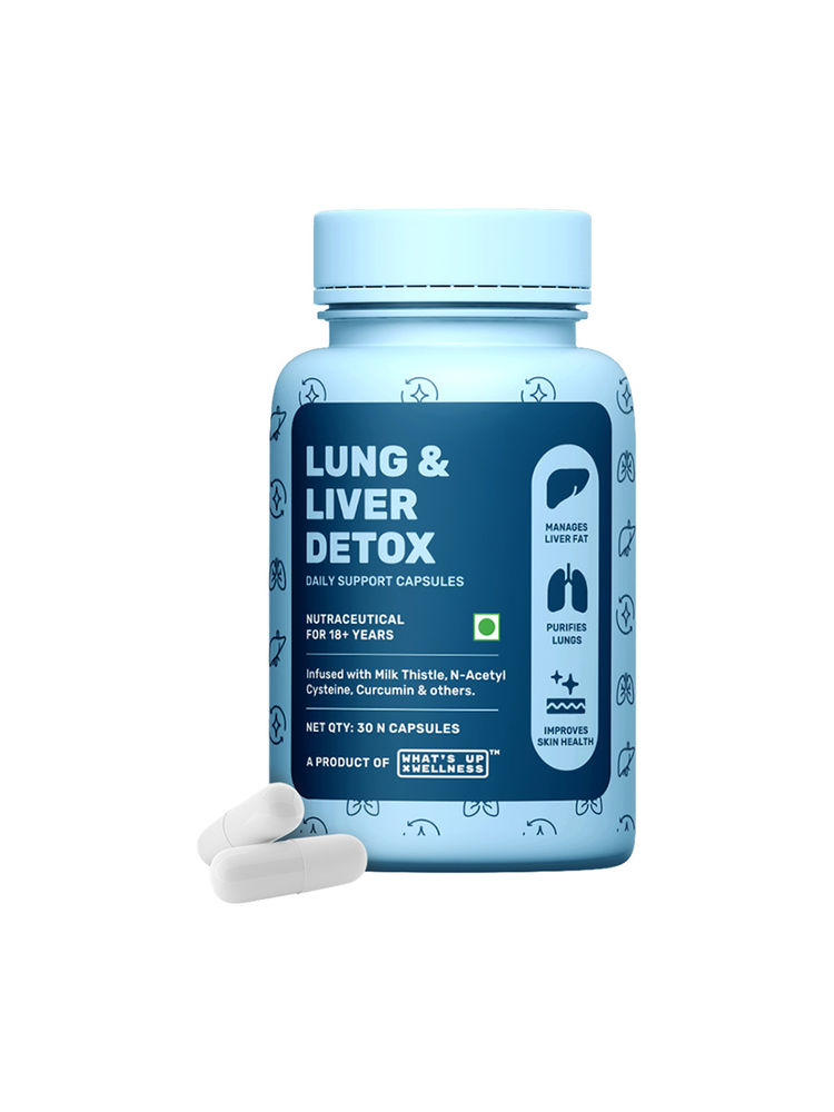 What's Up Wellness Lung & Liver Detox Capsules