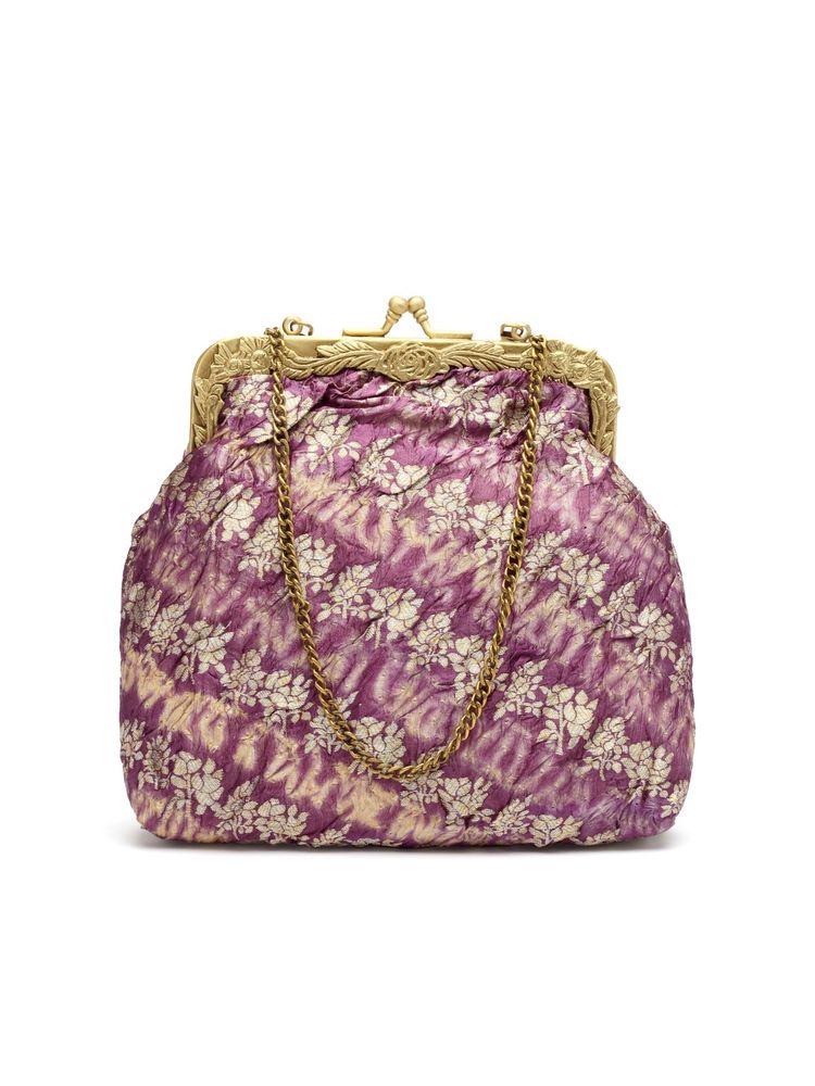 Praccessorii Silk Bhandej Grey Clutch-picture-20