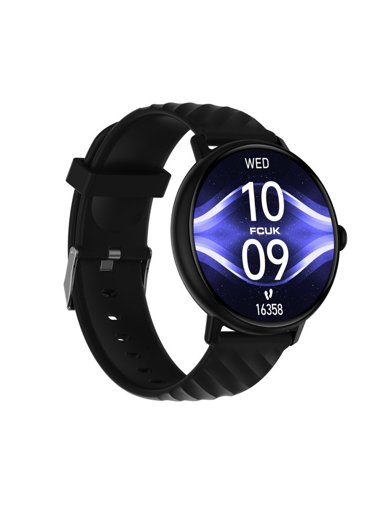 FCUK TIDE Full Touch Smartwatch with 1.39 Inch TFT Display, Bluetooth Calling- FCSW01-D (M)