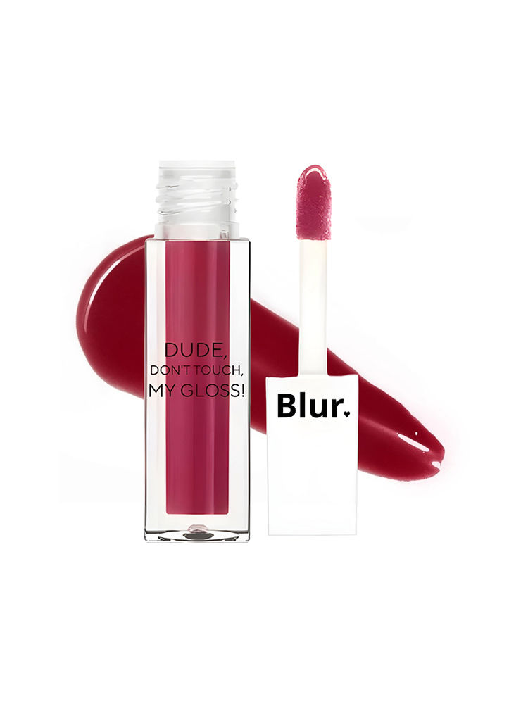 BLUR INDIA Dude Don't Touch My Gloss - Wine-image-11