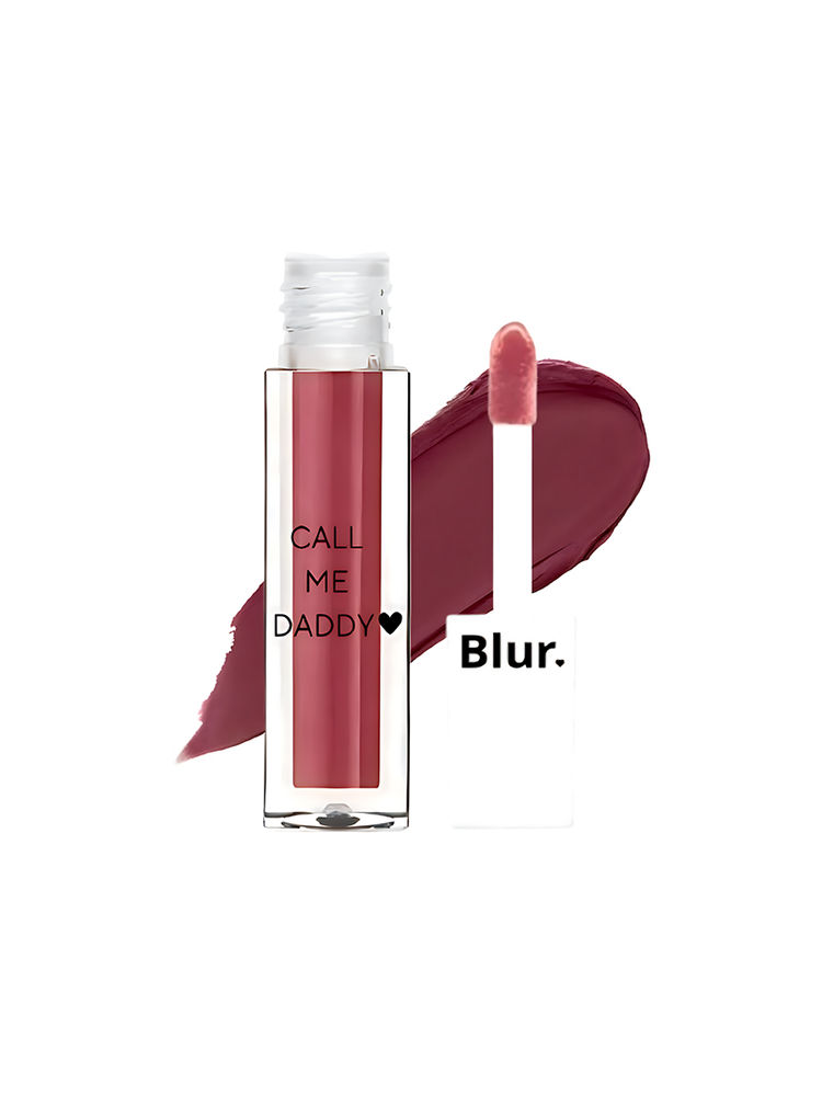 BLUR INDIA Call Me Daddy Nude Matte Liquid Lipsticks - Deep Pink-image-33