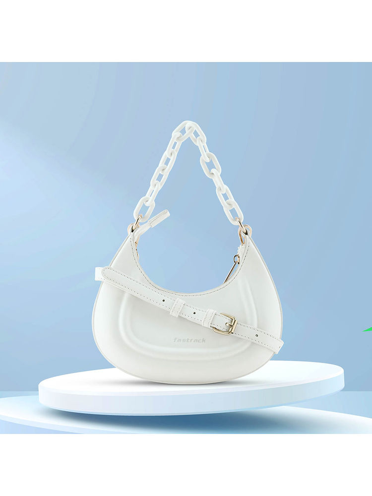 fastrack accessories Fastrack White Casual Sling Bag for Women-picture-28