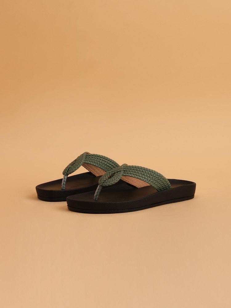 Eridani Cindy Olive Casual Sandals-image-42