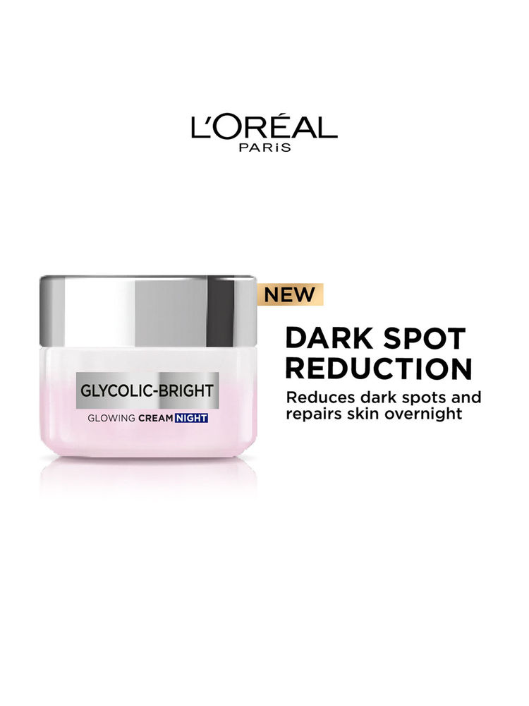 L'Oreal Paris Glycolic Bright Night Cream With Glycolic Acid & Niacinamide Skin Brightening Cream-picture-26