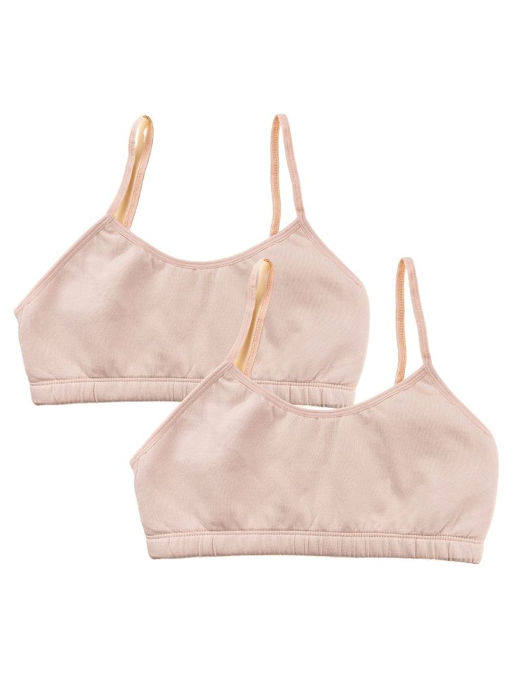 Adira Pack Of 2 Starter Bras - Padded - Nude-picture-18