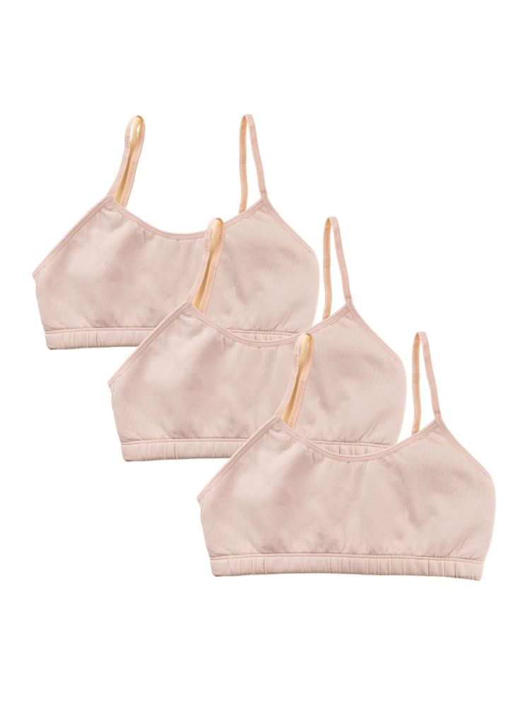 Adira Pack Of 3 Starter Bras - Padded - Nude-picture-21
