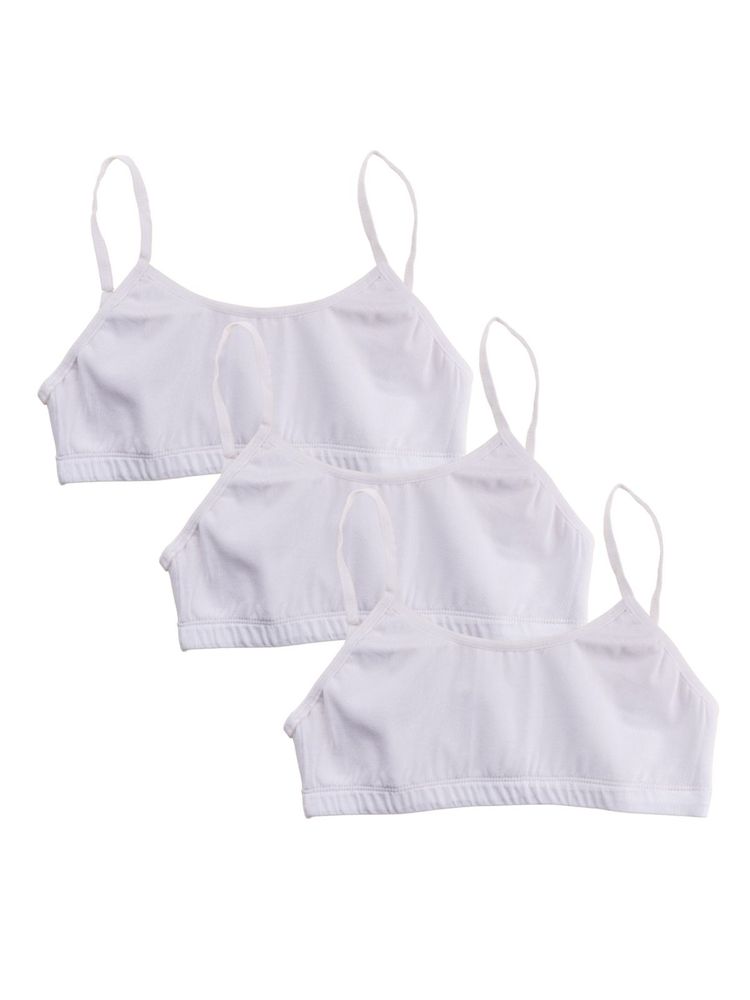 Adira Pack Of 3 Starter Bras - Padded - White-picture-19