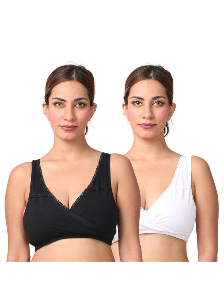 Morph Maternity Pack Of 2 Leak-Proof Sleep Nursing Bras - Multi-Color-image-32
