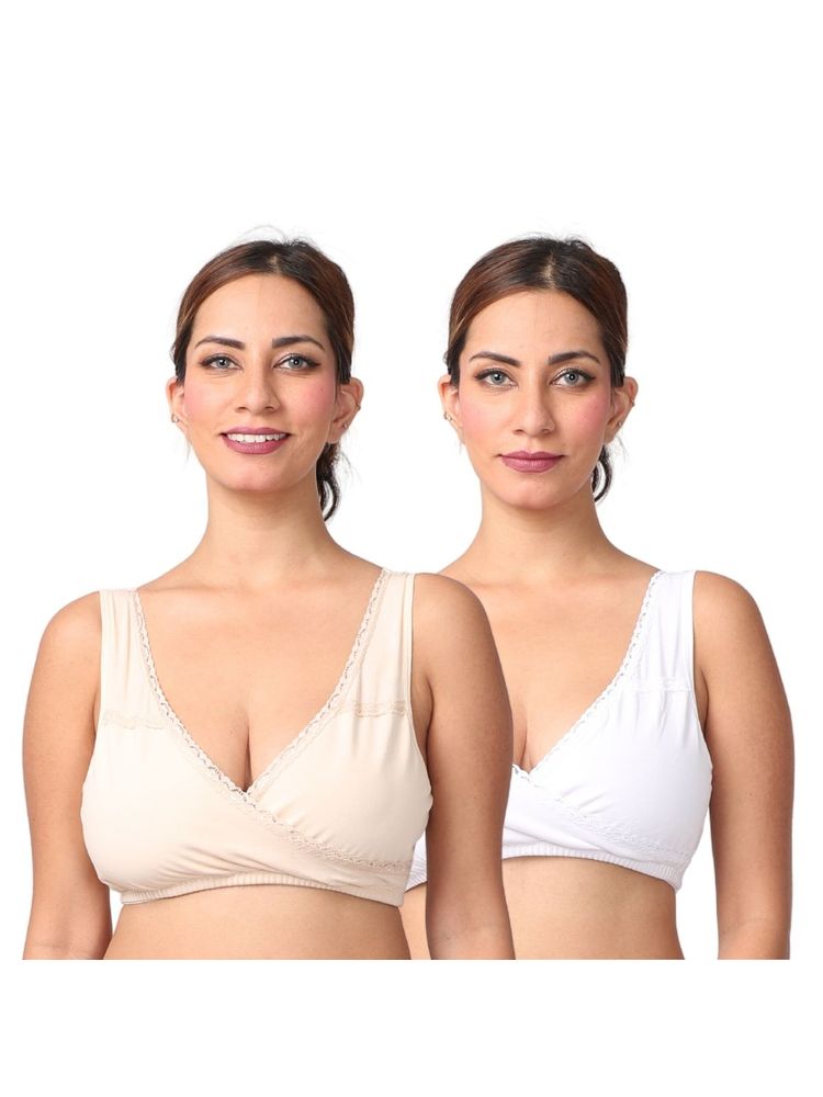 Morph Maternity Pack Of 2 Leak-Proof Sleep Nursing Bras - Multi-Color-picture-48