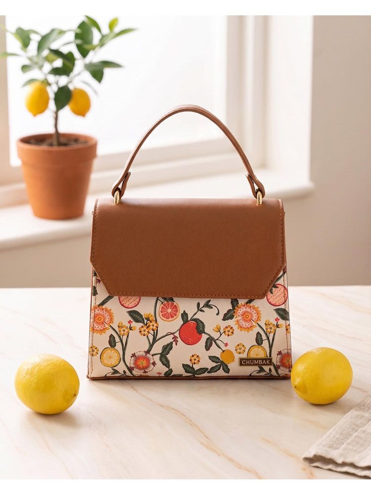 Chumbak White Printed Satchel Bag-picture-10