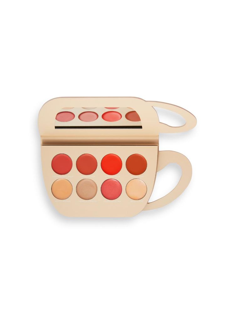 Makeup Revolution X Nikki Lilly Coffee Cup Cream Face & Lip Palette-image-47