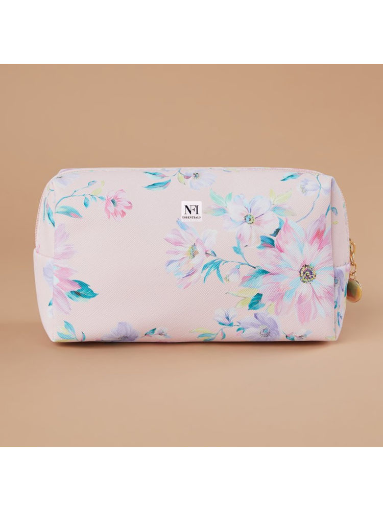 NFI Essentials Makeup Pouch Floral Print Cosmetic Pouch-image-13