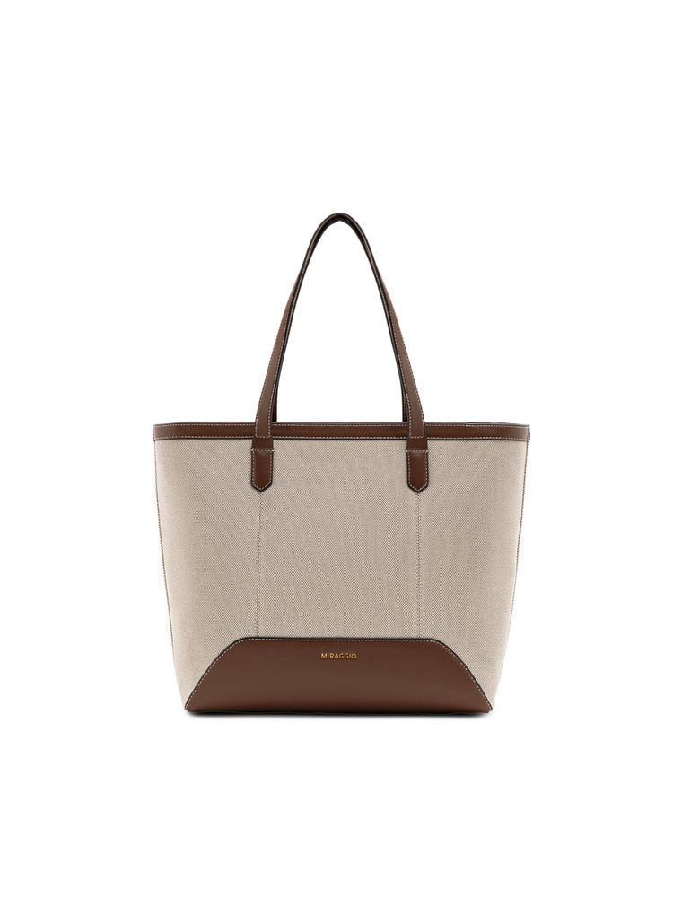 MIRAGGIO Ivory Debbie Tote Bag (L)-picture-25