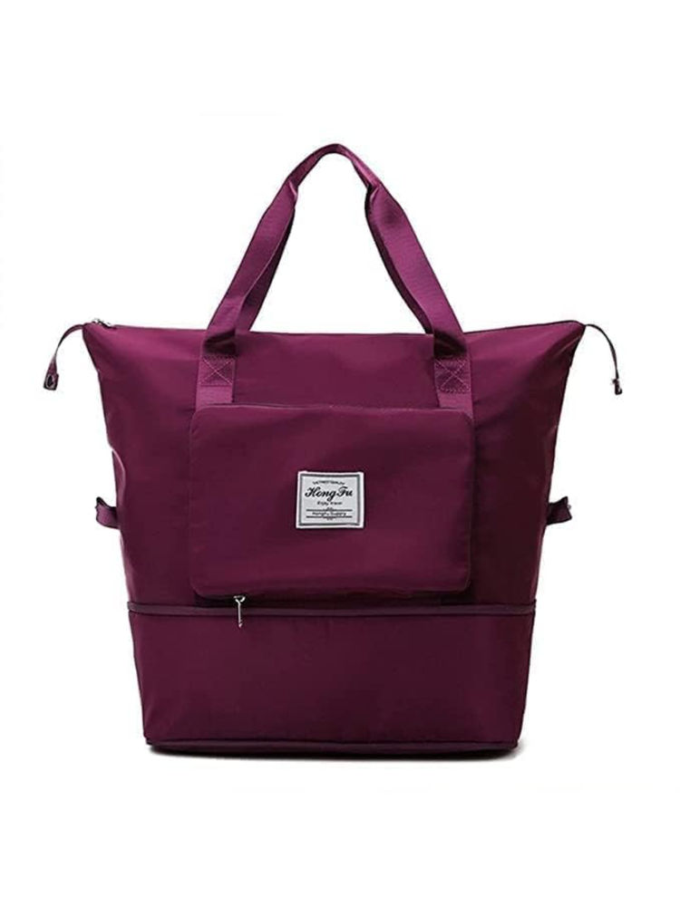 NFI Essentials Purple Foldable Travel 41 Litres Tote Bag-picture-22