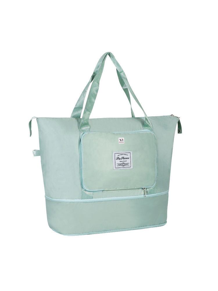 NFI Essentials Green Foldable Travel 41 Litres Tote Bag-image-5