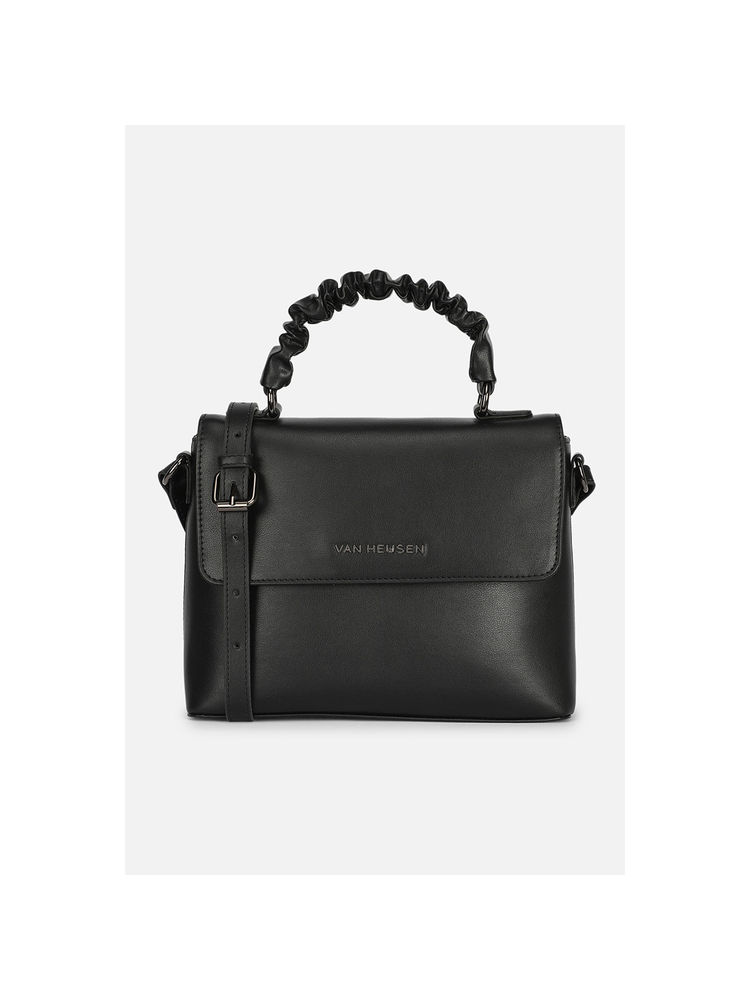 Van Heusen Black Casual Sling Bag with Detachable Strap-picture-14