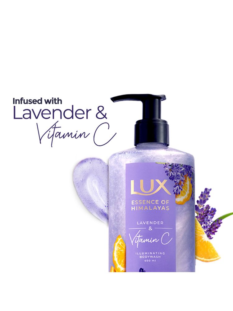 Lux Essence Of Himalayas Lavender & Vitamin C Illuminating Body Wash