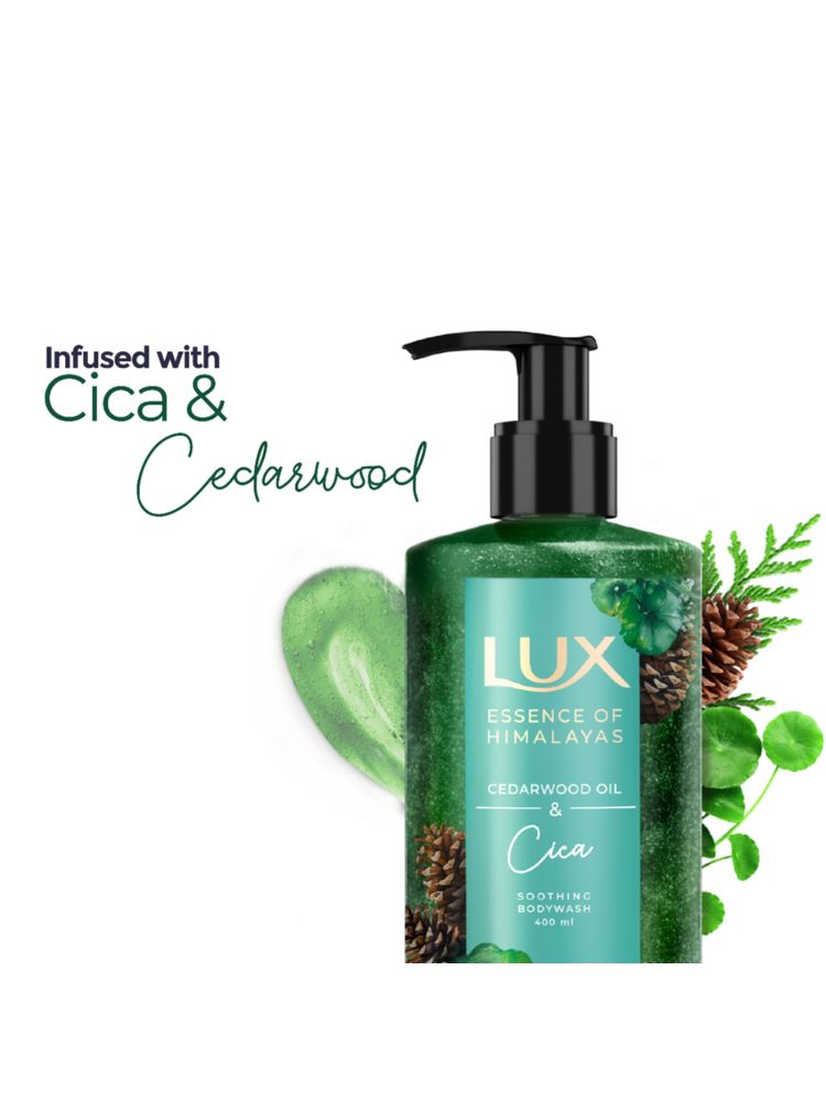 Lux Essence Of Himalayas Cedarwood Oil & Cica Soothing Body Wash-picture-1