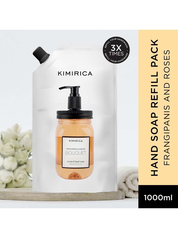 Kimirica Bouquet Frangipani & Rose Hand Wash Refill Pack