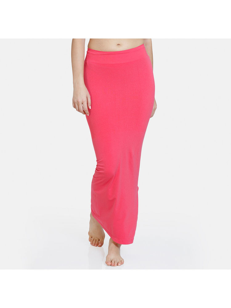Zivame Seamless All Day Mermaid Saree Shapewear - Dark Pink-image-21