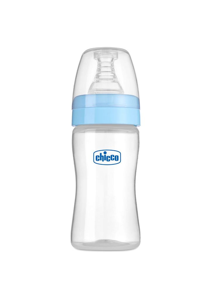 Chicco Feed Easy Anti-Colic Bottle - Blue