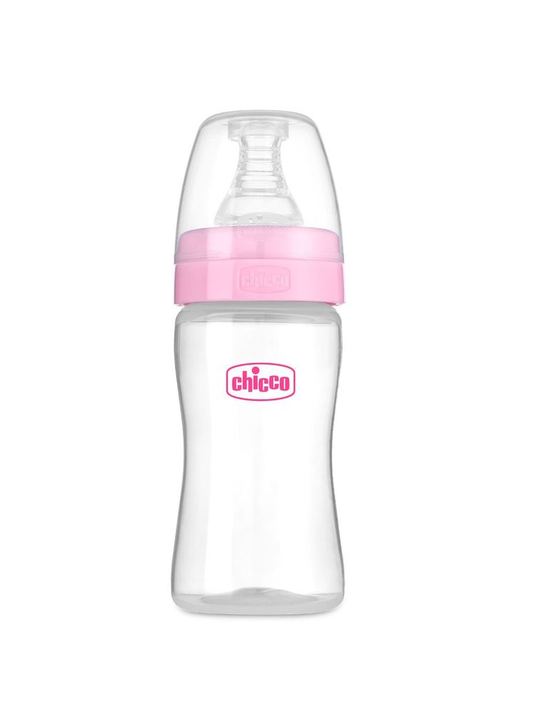 Chicco Feed Easy Anti-Colic Bottle - Pink