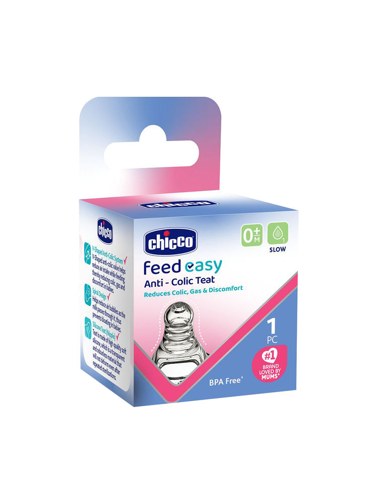 Chicco Feed Easy Anti-Colic Teat - Slow
