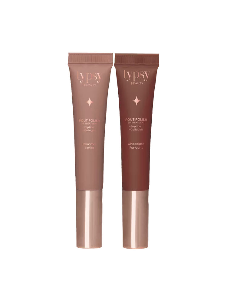 Typsy Beauty Pout Polish Lip Treatment Balm Combo - Chocolate Fondant & Caramel Toffe-picture-19