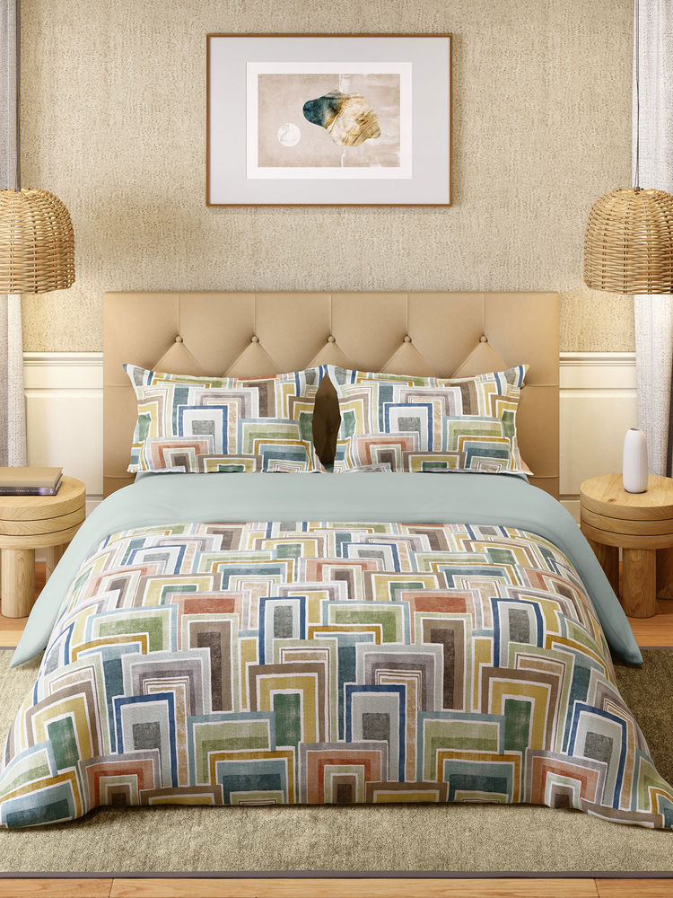 Homes Premium Microfiber Double Comforter with 2 Pillow Covers-image-3