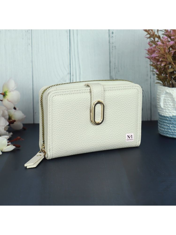 NFI Essentials Pu Leather Mini Zipper Credit Card Holder Organizer Wallet-picture-23