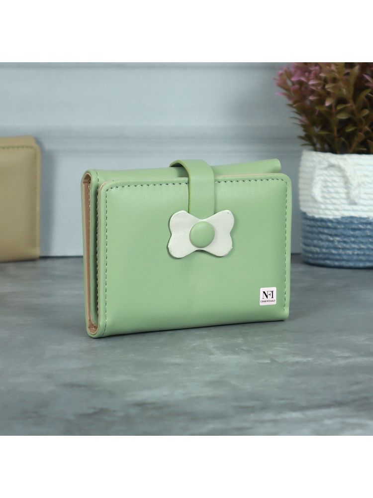 NFI Essentials Pu Leather Mini Trifold Credit Card Holder Organizer Wallet-picture-28
