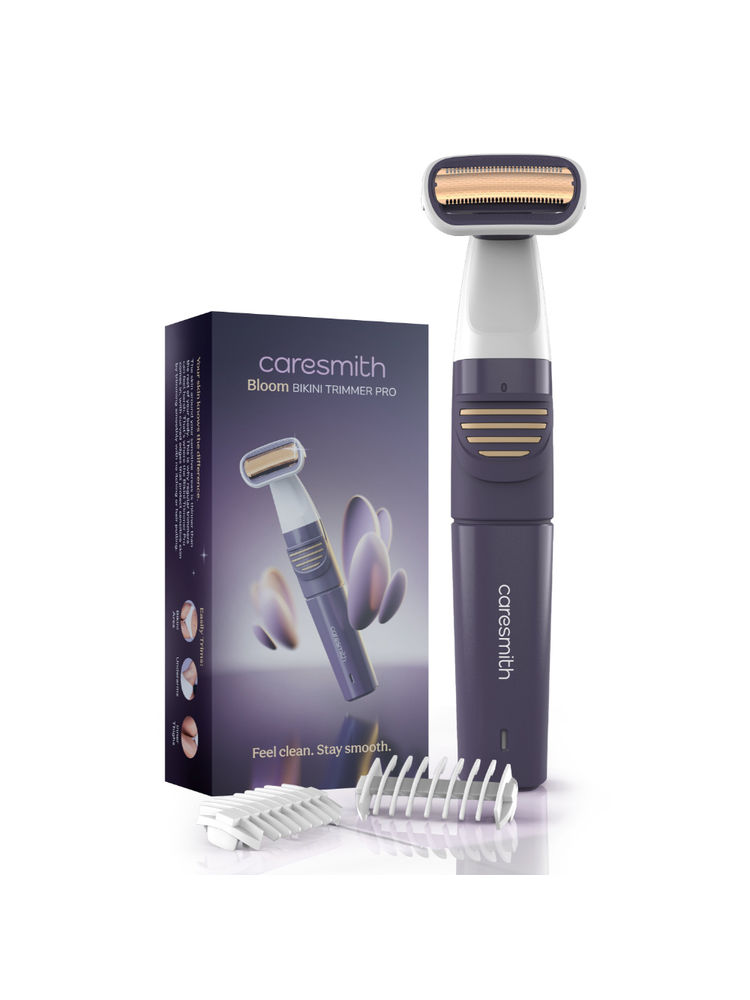 Caresmith Bloom Bikini Electric Painless Hair Remover Trimmer - Purple-image-5