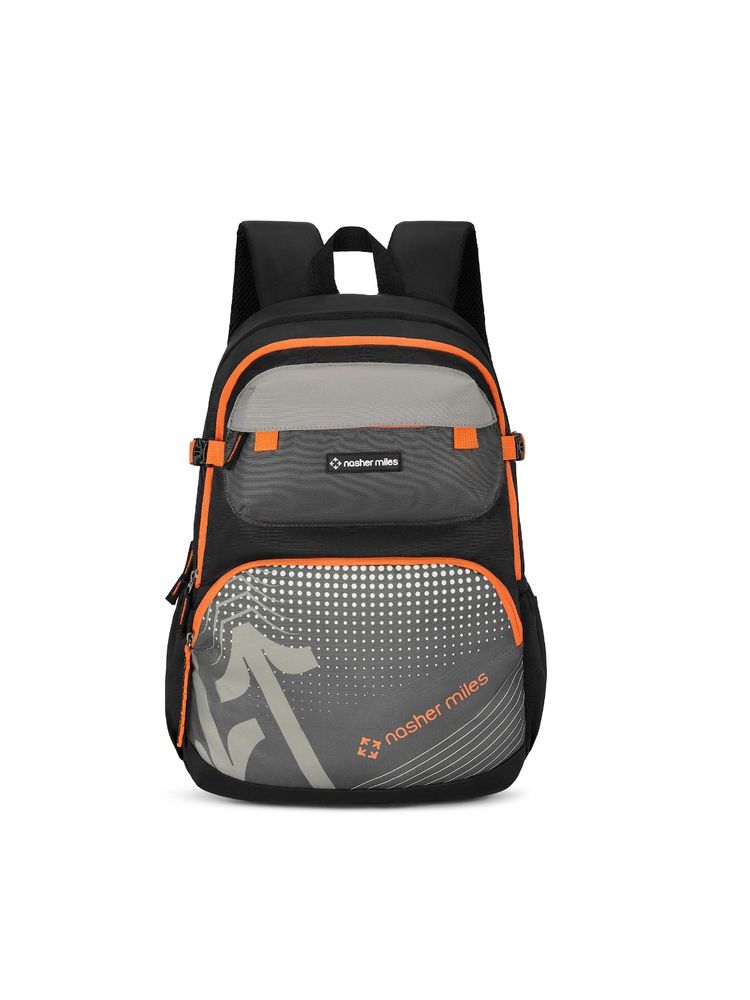 Nasher Miles Unisex Grey Engineering Polyester Laptop Backpack-image-8