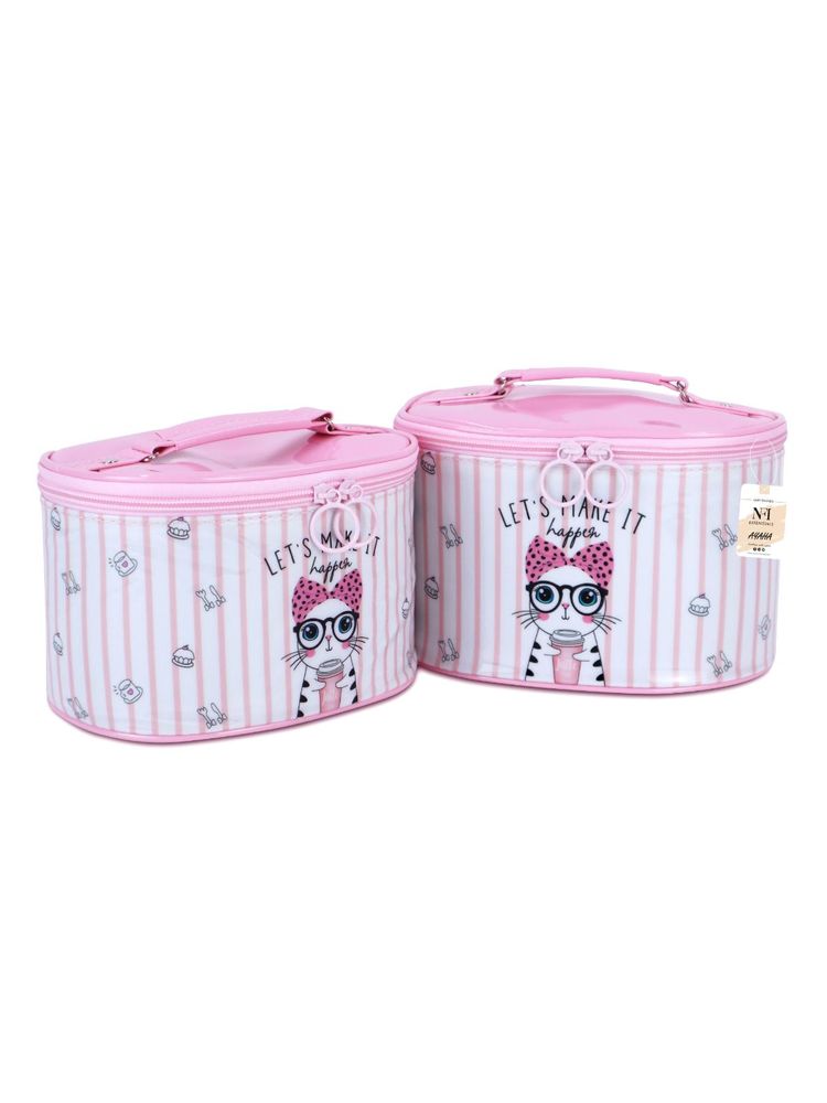 NFI Essentials Makeup Pouch Cosmetic Jewellery Box Vanity Organizer Bag (M)-image-40