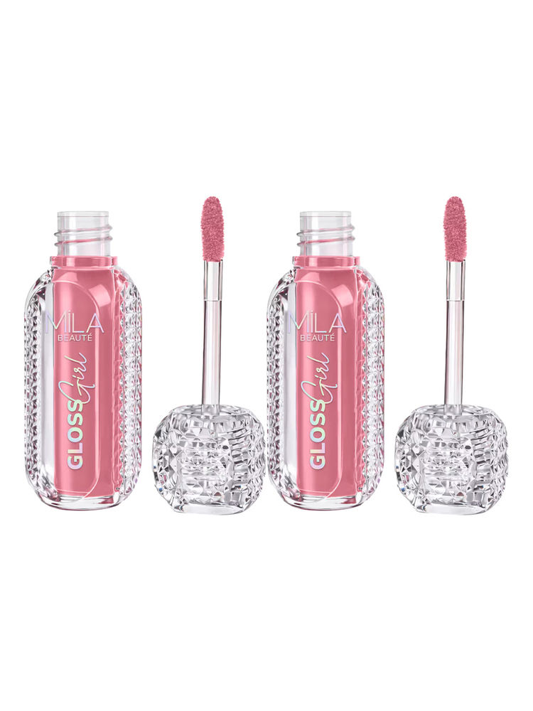 Mila Beauté Gloss Girl Lip Gloss With Fuller-Lip Effect & Extra Hydration - That’S Me (Pack Of 2)-picture-16