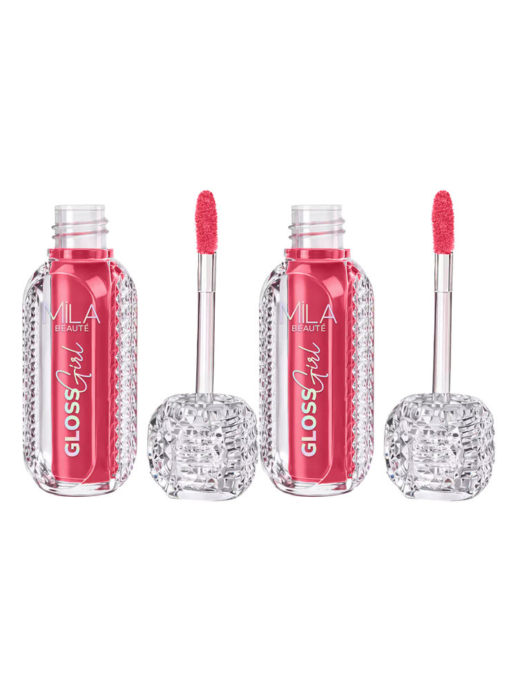 Mila Beauté Gloss Girl Lip Gloss With Fuller-Lip Effect & Extra Hydration - Gloss Girl (Pack Of 2)-picture-25