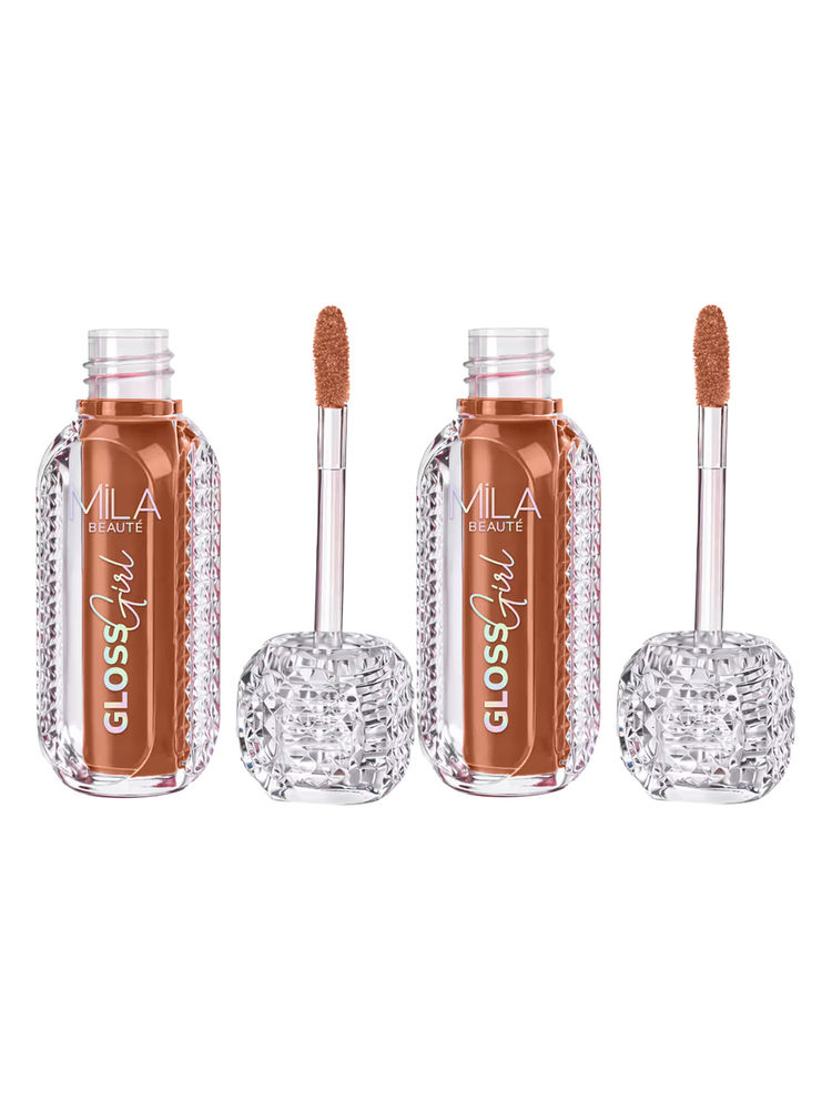 Mila Beauté Gloss Girl Lip Gloss With Fuller-Lip Effect & Extra Hydration - Not Today (Pack Of 2)-picture-22
