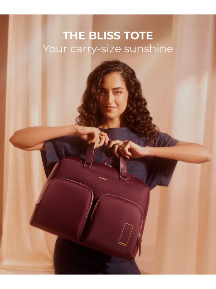 MOKOBARA The Bliss Laptop Bag with Detachable Strap for Unisex -Maroon-picture-14