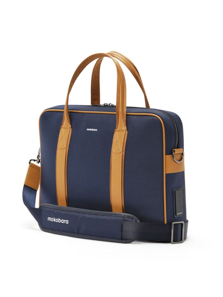 MOKOBARA The Decaf Laptop Bag with Detachable Strap for Unisex -Navy Blue-image-13