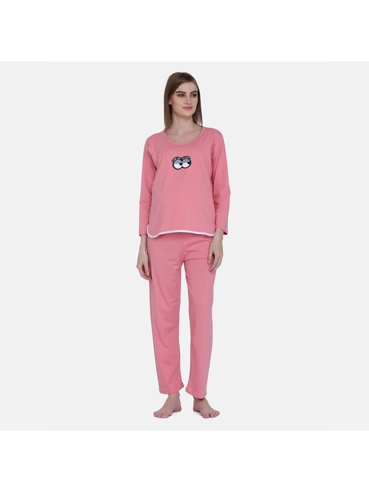 Mamma Presto Sleepy Eyes Feeding Nightwear Set - Coral-picture-23